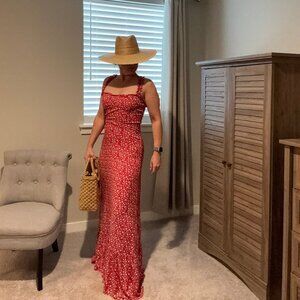 VICI Maxi Dress in Red